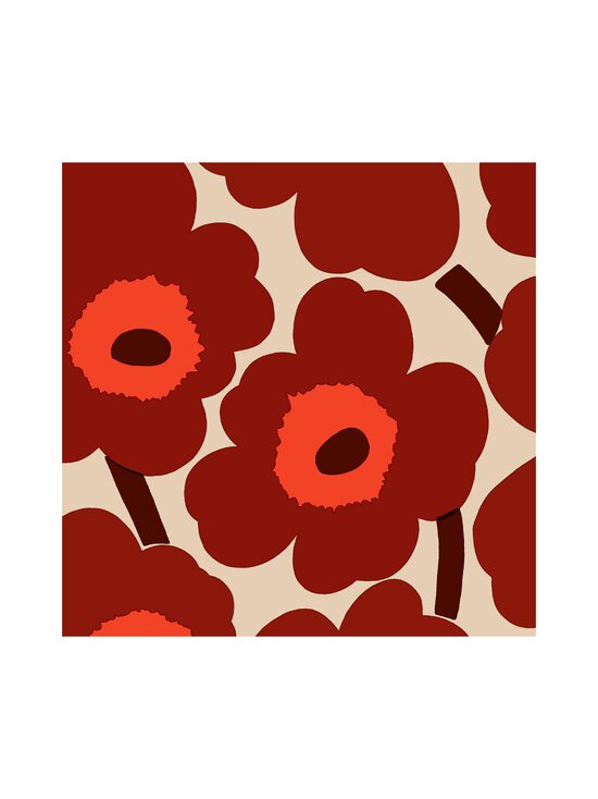 Marimekko - Unikko-lautasliina 33 cm, 20 kpl - RED CREAM - photo 1 Marimekko - Unikko-lautasliina 33 cm, 20 kpl - RED CREAM | Stockmann - photo 1