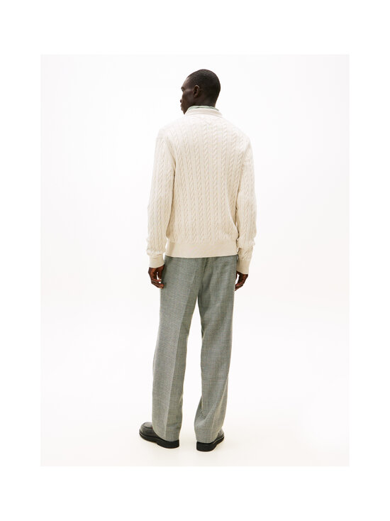 Tommy Hilfiger - Classic Cotton Cable -pikeepaita - HGF HEATHERED OATMILK | Stockmann - photo 4
