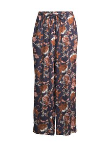 A+more - Sesame Modal -satiinihousut - NAVY PRINT | Stockmann