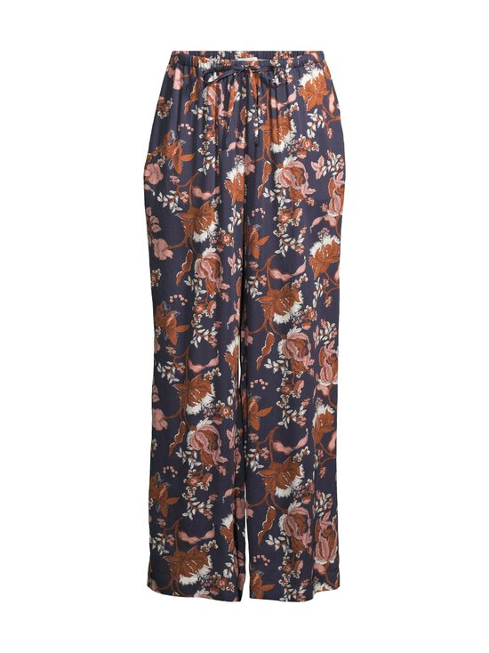 A+more - Sesame Modal -satiinihousut - NAVY PRINT | Stockmann - photo 1
