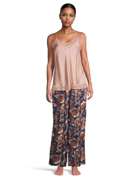 A+more - Sesame Modal -satiinihousut - NAVY PRINT | Stockmann - photo 2