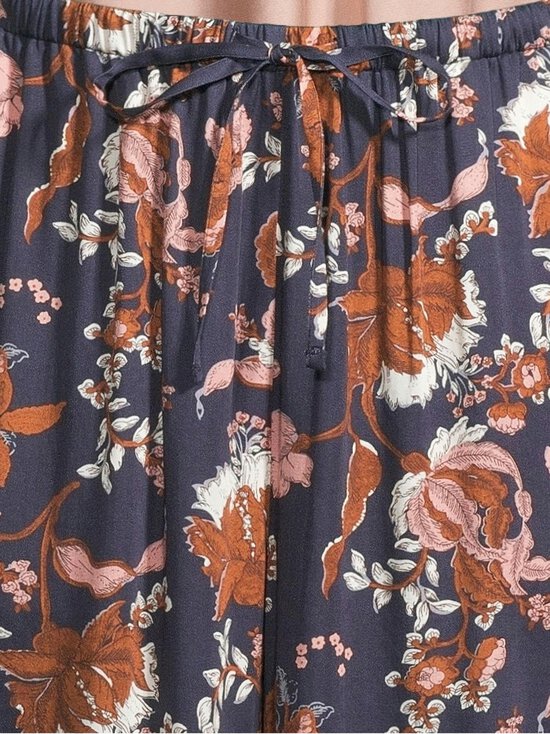 A+more - Sesame Modal -satiinihousut - NAVY PRINT | Stockmann - photo 6