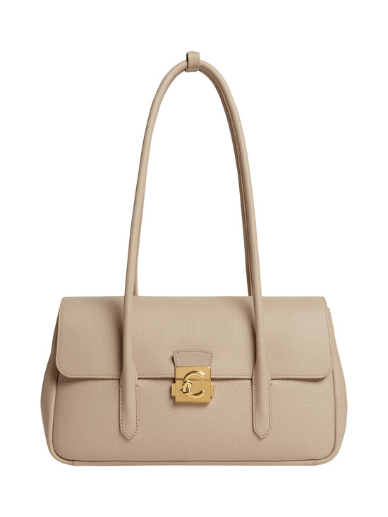 Coccinelle - Käekott C-Me Lock Grained Leather - N64 SANDSHELL | Stockmann - photo 1