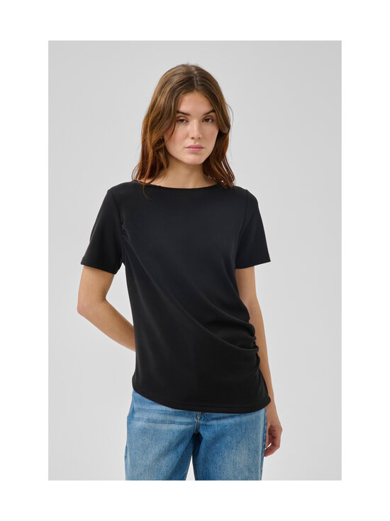 MY ESSENTIAL WARDROBE - T-särk MWHelle Asymmetric - 100 BLACK | Stockmann - photo 3