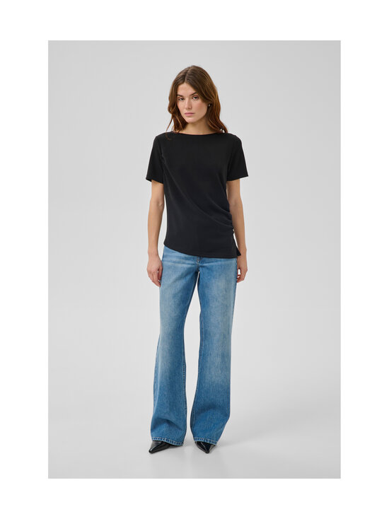 MY ESSENTIAL WARDROBE - T-särk MWHelle Asymmetric - 100 BLACK | Stockmann - photo 4