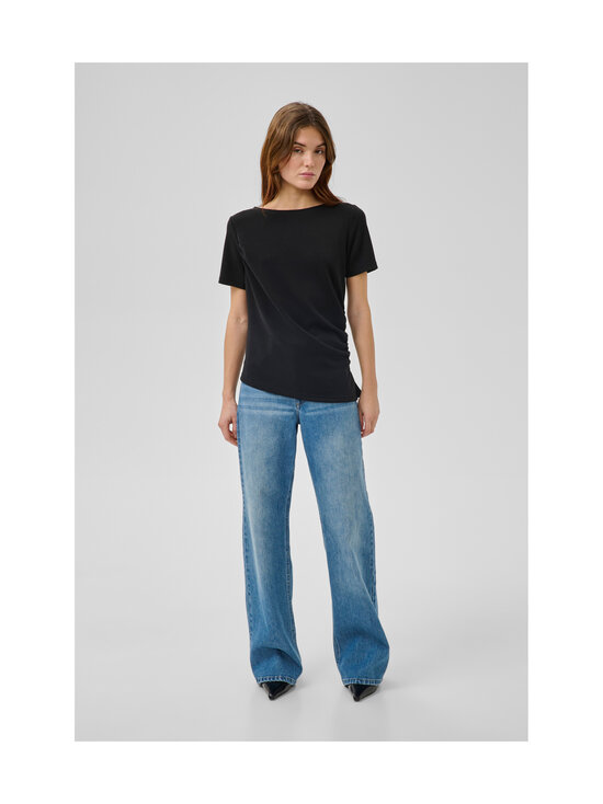 MY ESSENTIAL WARDROBE - T-särk MWHelle Asymmetric - 100 BLACK | Stockmann - photo 5