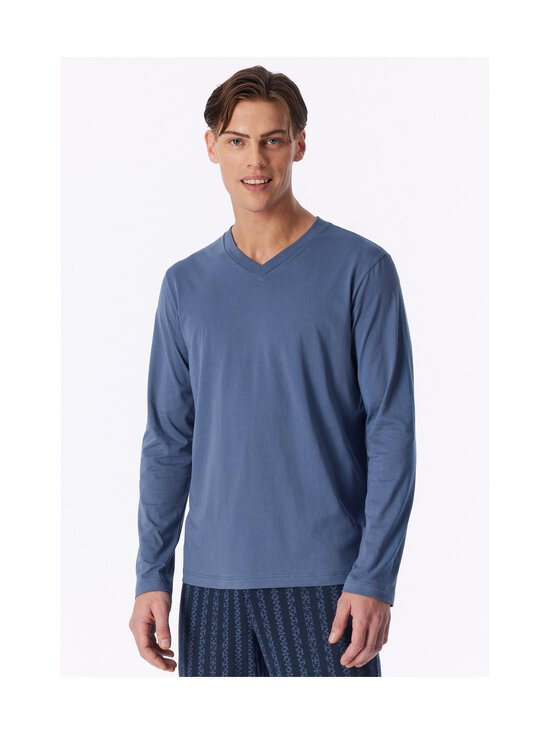 Schiesser - V-neck pidžamas krekls - 843 FADED DENIM | Stockmann - photo 3
