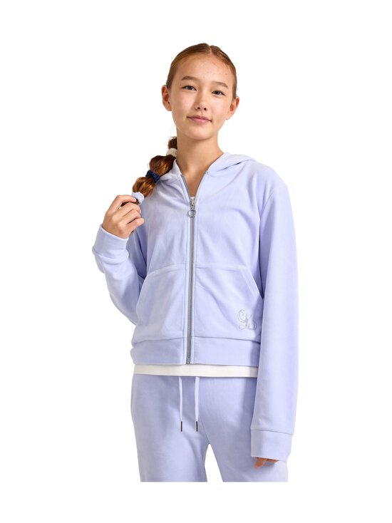 Lindex - Velūra džemperis ar kapuci - 7930 LIGHT LILAC | Stockmann - photo 3