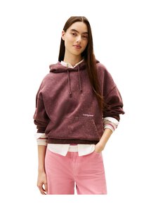 Tommy Jeans - Boxy Script -huppari - GS7 RICH BROWN | Stockmann