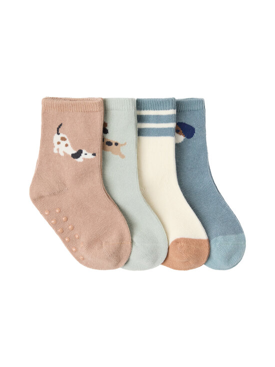 Lindex - Ribbed zeķes 4 iepak. - 8884 GREEN | Stockmann - photo 2