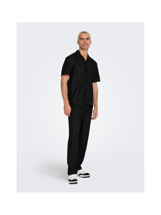 Only & Sons - OnsKari Life Relaxed Fit Resort krekls ar apkakli - BLACK - photo 6 Only & Sons - OnsKari Life Relaxed Fit Resort krekls ar apkakli - BLACK | Stockmann - photo 6