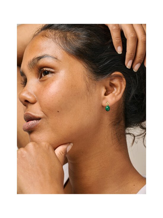 ENAMEL Copenhagen - Poe- kullatut korvakorut - PETROL GREEN - photo 2 ENAMEL Copenhagen - Poe- kullatut korvakorut - PETROL GREEN | Stockmann - photo 2