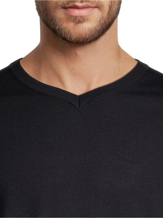 ESSENTIALS by Stockmann - Eric merino vilnas džemperis - MIDNIGHT BLUE 51047 | Stockmann - photo 4