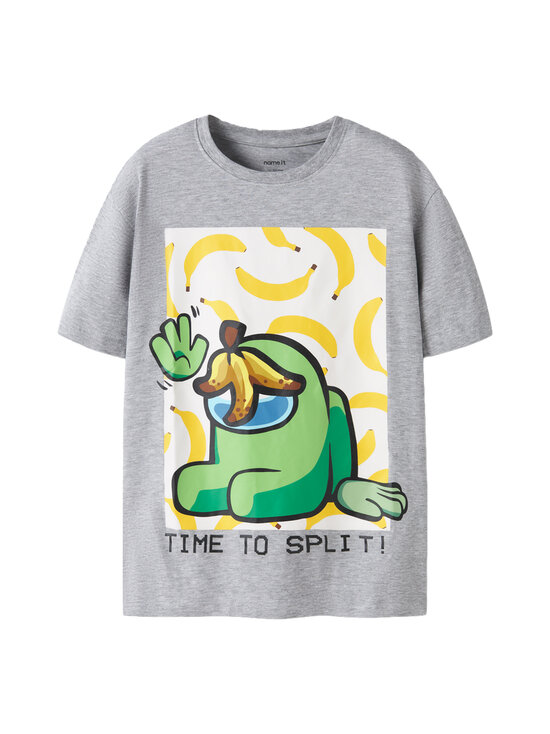Name It - NkmAdin Amongus t-paita - GREY MELANGE | Stockmann - photo 1