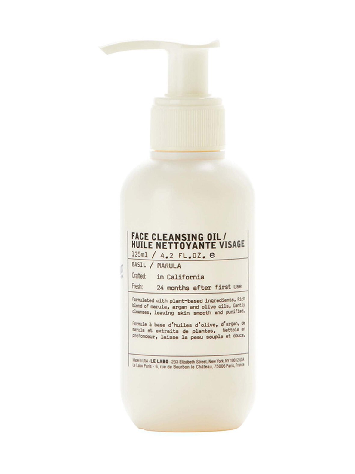 Basil Face Cleansing Oil -puhdistusöljy, 125ml