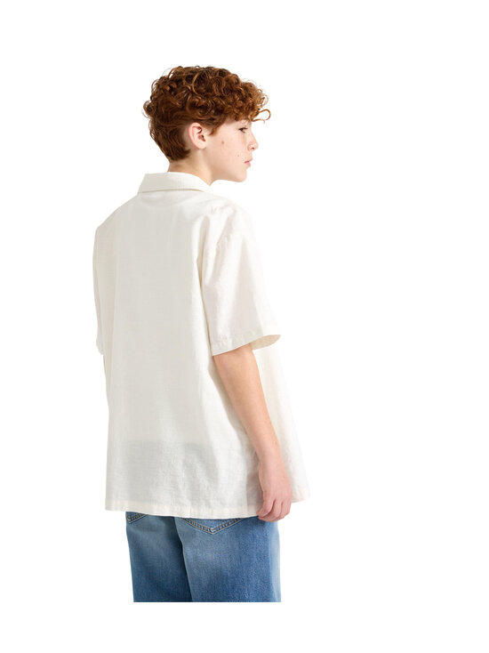 Lindex - Linen Blend -paita - 1418 WHITE | Stockmann - photo 4