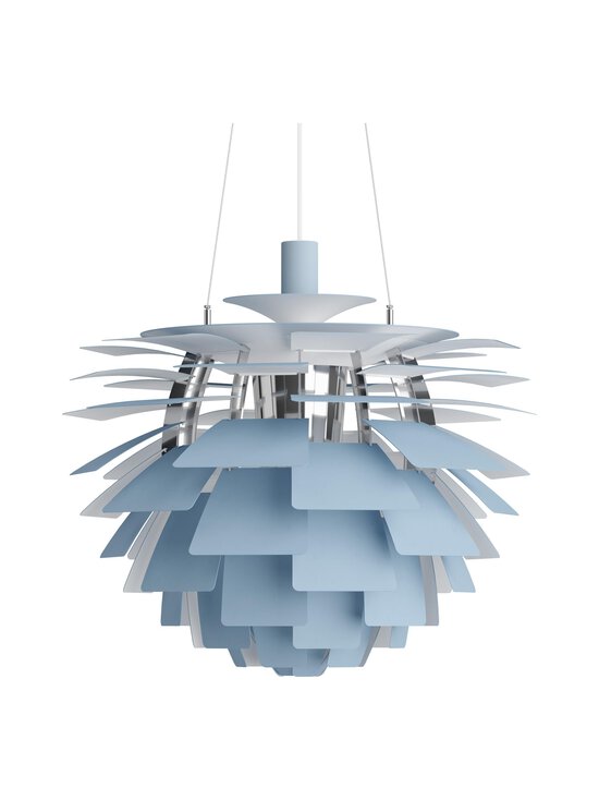 Louis Poulsen - PH Artichoke -valaisin 480 mm - DUSTY BLUE/HIGH LUSTRE CHROME PLATED - photo 2 Louis Poulsen - PH Artichoke -valaisin 480 mm - DUSTY BLUE/HIGH LUSTRE CHROME PLATED | Stockmann - photo 2