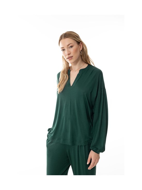Mey - Alena-pyjamapaita - 881 GREEN LEAVES | Stockmann - photo 2