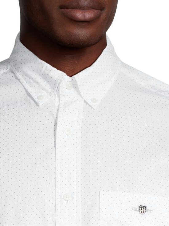 GANT - Micro Dot Regular Fit -kauluspaita - 110 WHITE | Stockmann - photo 6