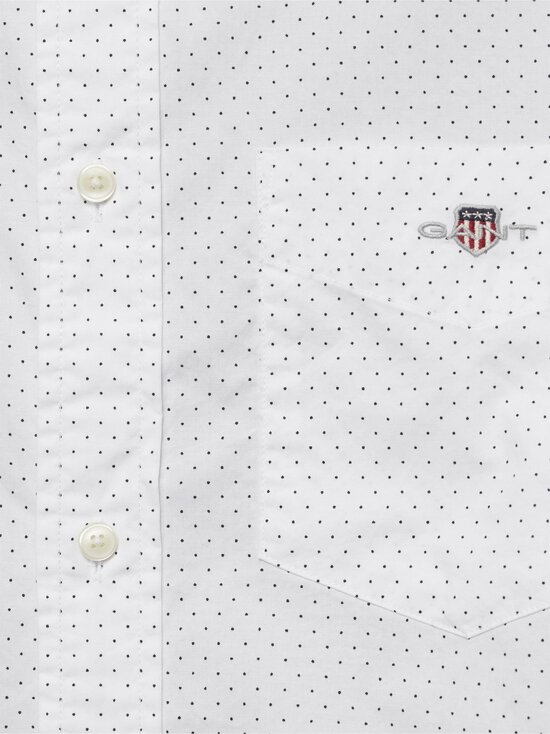 GANT - Micro Dot Regular Fit -kauluspaita - 110 WHITE | Stockmann - photo 7