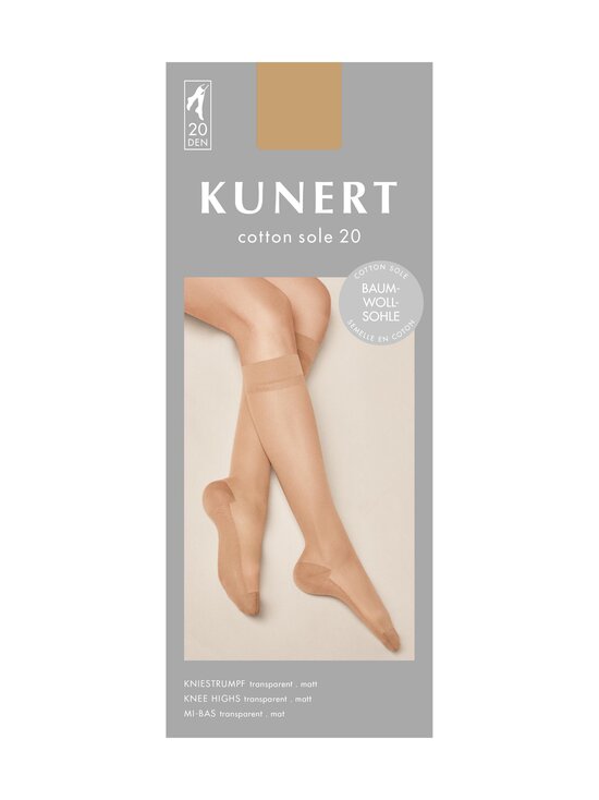 Kunert - Cotton Sole pusgarās zeķes 20den - 0540 CASHMERE - photo 1 Kunert - Cotton Sole pusgarās zeķes 20den - 0540 CASHMERE | Stockmann - photo 1