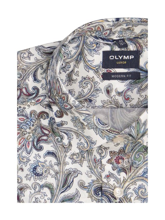 Olymp - Modern Fit Paisley -kauluspaita, erikoispitkät hihat - 00 WEISS | Stockmann - photo 2