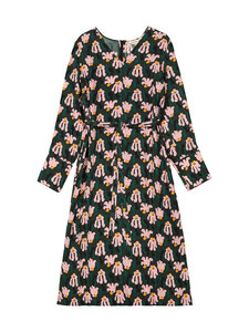 Marimekko - Kleit Nauru Kukkahattu - 693 DARK GREEN, LIGHT PINK, ORANGE | Stockmann