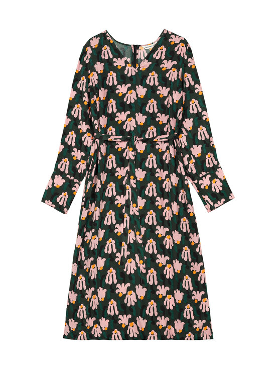 Marimekko - Kleit Nauru Kukkahattu - 693 DARK GREEN, LIGHT PINK, ORANGE | Stockmann - photo 1