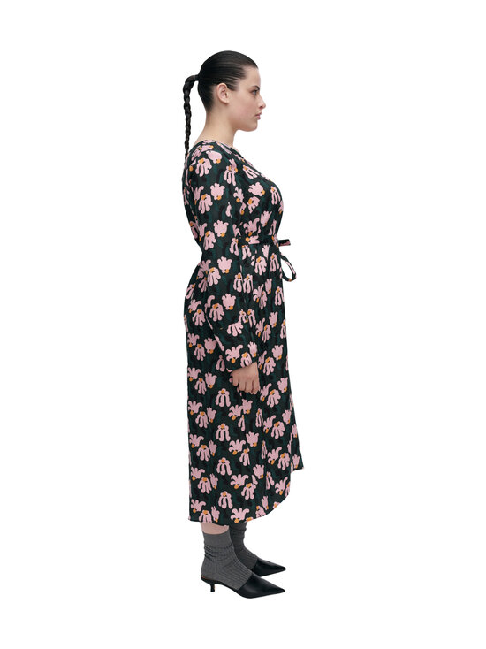 Marimekko - Kleit Nauru Kukkahattu - 693 DARK GREEN, LIGHT PINK, ORANGE | Stockmann - photo 10