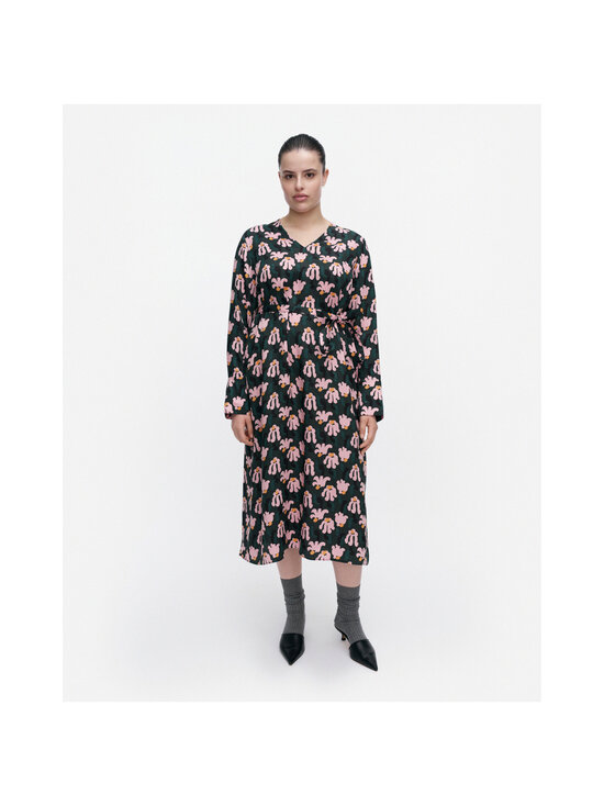 Marimekko - Kleit Nauru Kukkahattu - 693 DARK GREEN, LIGHT PINK, ORANGE | Stockmann - photo 2