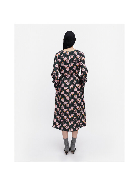 Marimekko - Kleit Nauru Kukkahattu - 693 DARK GREEN, LIGHT PINK, ORANGE | Stockmann - photo 7