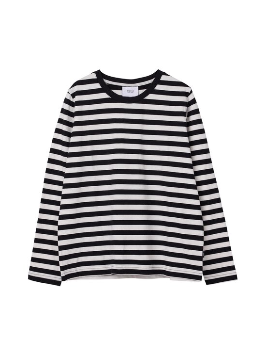 Makia - Verkstad Jersey Shirt - 998 BLACK - OFF WHITE | Stockmann - photo 1