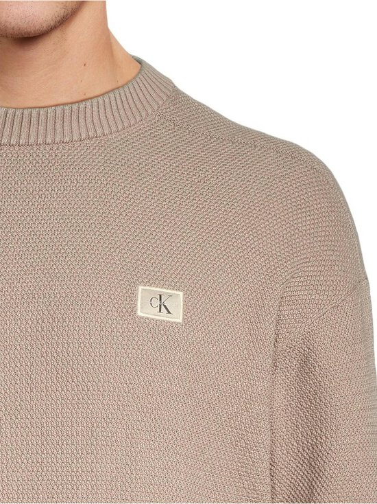 Calvin Klein Jeans - Casual Texture džemperis - PFW TAUPE GRAY - photo 4 Calvin Klein Jeans - Casual Texture džemperis - PFW TAUPE GRAY | Stockmann - photo 4