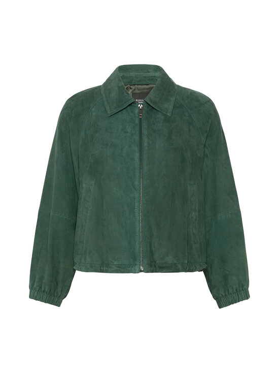 Max Mara Weekend - WkdZuppa-mokkanahkatakki - 002 DARK GREEN | Stockmann - photo 1
