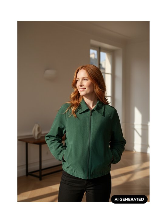 Max Mara Weekend - WkdZuppa-mokkanahkatakki - 002 DARK GREEN | Stockmann - photo 2