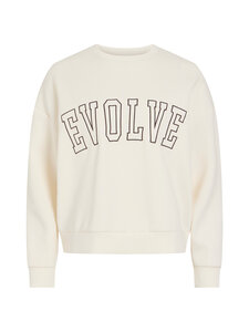 Vila - ViReflect Cherie O-neck -collegepaita - BIRCH DETAIL:EMB RAISIN | Stockmann