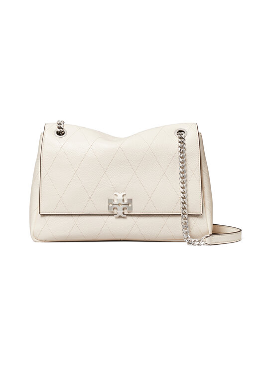 Tory Burch - Charlie Quilted Shoulder ādas soma - LIGHT CREAM | Stockmann - photo 1