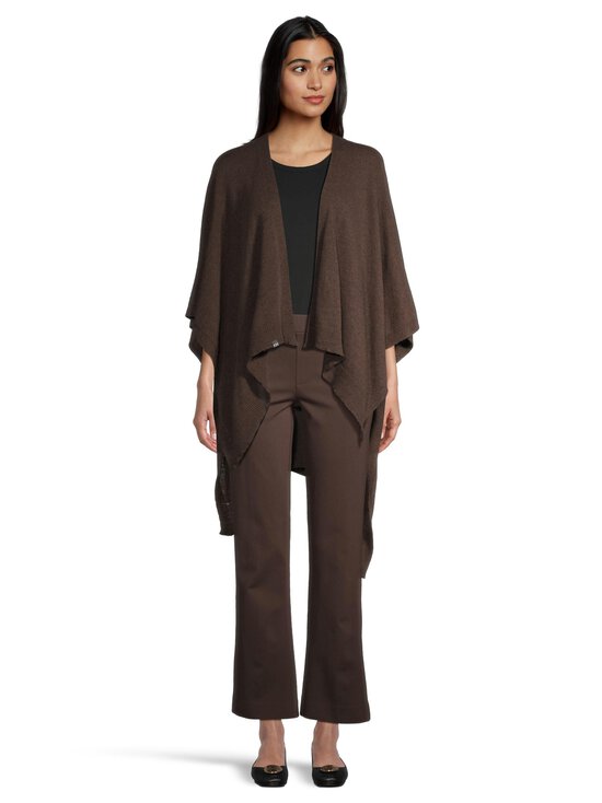 KN Kati Niemi - Classico-poncho - 9 DARK BROWN | Stockmann - photo 2