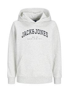 JACK & JONES junior - Kapuutsiga pusa Varsity - WHITE MELANGE FIT:LOOSE | Stockmann