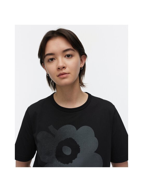 Marimekko - Erna Unikko Placement Kioski T-krekls - 901 BLACK, GREY | Stockmann - photo 5