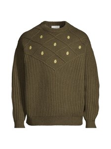 Drôle de Monsieur - La Maille Monogramme -villaneule - KAKI | Stockmann