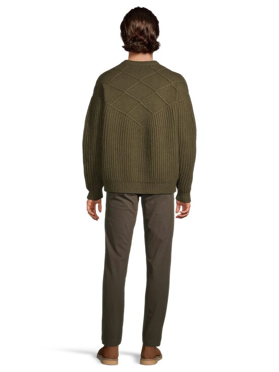 Drôle de Monsieur - La Maille Monogramme -villaneule - KAKI | Stockmann - photo 3