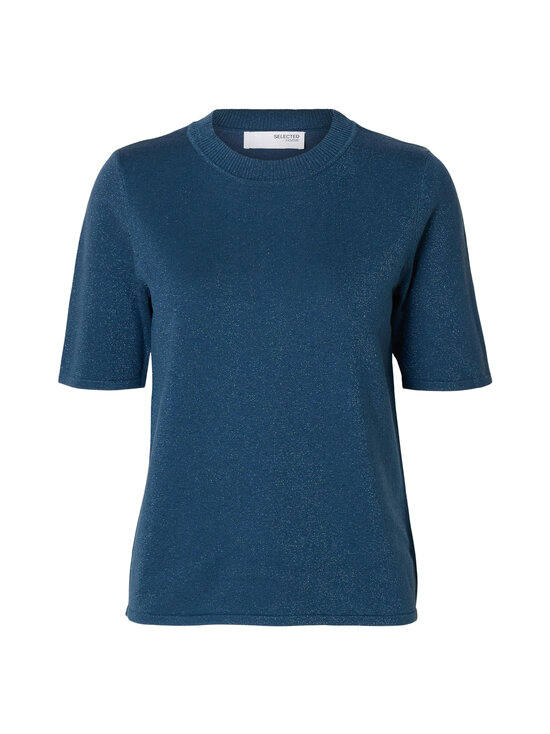 Selected - Slflura adīts džemperis ar īsām piedurknēm - KEY LARGO DETAIL:TONAL LUREX | Stockmann - photo 1