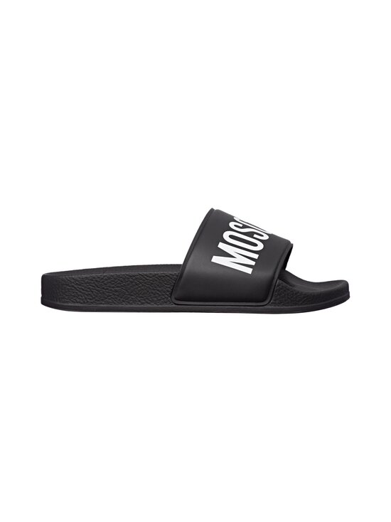 Moschino - Pool Slide -sandaalit - BLACK/WHITE PRINT - photo 1 Moschino - Pool Slide -sandaalit - BLACK/WHITE PRINT | Stockmann - photo 1