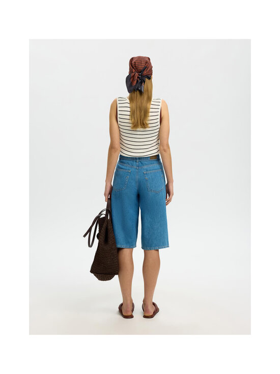 Selected - SlfMoon Striped -neuletoppi - BIRCH STRIPES:BLACK | Stockmann - photo 3