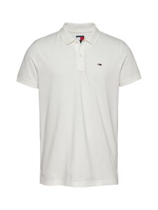Tommy Jeans - Polosärk Slim Placket - YBL ECRU | Stockmann