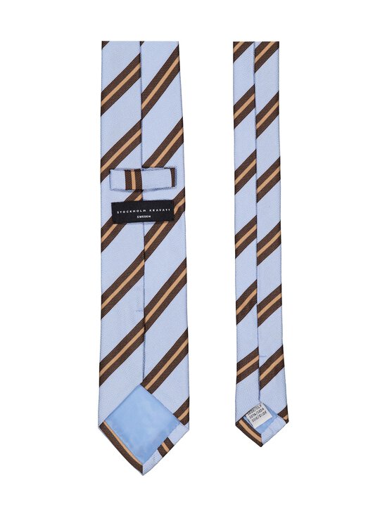 Stockholm Kravatt - Diagonal Stripe -silkkisolmio - STA BEIGE - photo 2 Stockholm Kravatt - Diagonal Stripe -silkkisolmio - STA BEIGE | Stockmann - photo 2