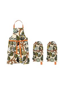 Marimekko - Pieni Tiara-keittiösetti 3 kpl - 820 SAND, WARM ORANGE, GREEN | Stockmann