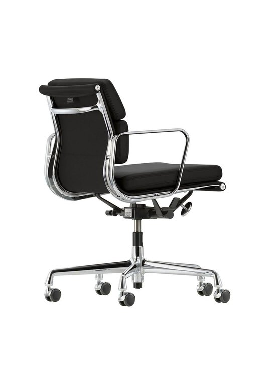 Vitra - Eames Soft Pad EA217 -työtuoli musta nahka/kiillotettu alumiini - BLACK | Stockmann - photo 2
