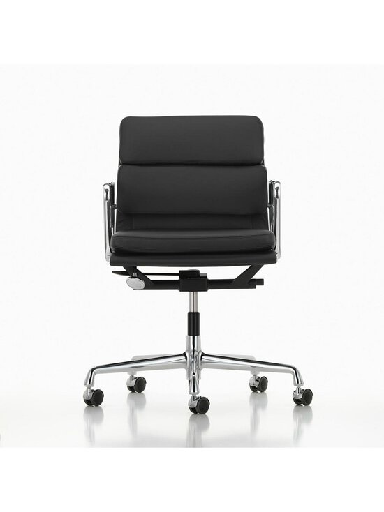Vitra - Eames Soft Pad EA217 -työtuoli musta nahka/kiillotettu alumiini - BLACK | Stockmann - photo 3